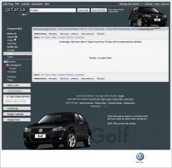 GMail Tema Volkswagen: Golf